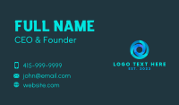 Letter O Business Card example 1