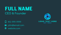 Corporate Website Letter O  Business Card