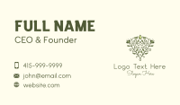 Leaf Vine Droplet Business Card