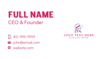 Elegant Lady Hat Business Card