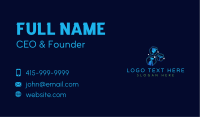 Clean Janitorial Sanitation Business Card