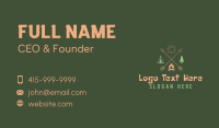 Arrow Outdoor Camping Business Card Design