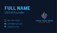 Heating & Cooling HVAC Business Card