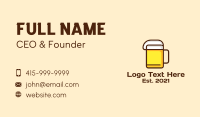 Beer House Business Card example 2