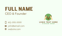 Nature Camping Letter MV Business Card