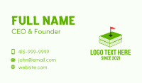 Golf Training Book Business Card