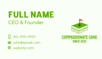 Golf Training Book Business Card