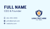 Sport Ball Team Shield Business Card