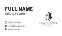 Hairdresser Business Card example 4