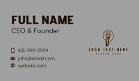 Masculine Bodybuilding Fitness Business Card