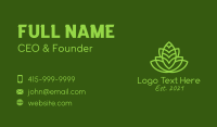 Symmetrical Organic Plant Business Card