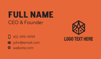 Simple Geometric Insect Business Card