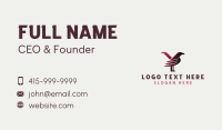 Eagle League Letter Y Business Card