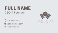 Ancient Tribe Drum  Business Card Design