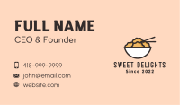 Asian Dumpling Diner Business Card