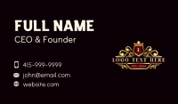 Premium Royal Crest Business Card Design