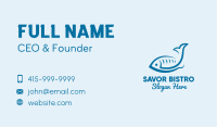 Simple Seafood Fish Business Card