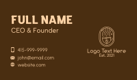 Brown Coffee Stall  Business Card