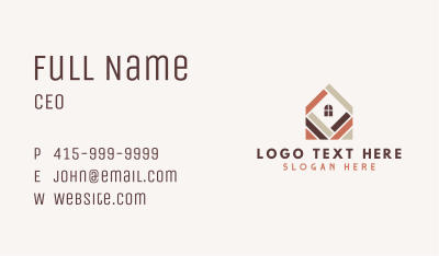 Home Tile Flooring Business Card Image Preview