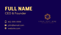 Natural Leaf Herbal Business Card Design