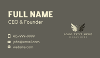 Religious Angel Wings Business Card Design