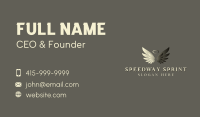 Religious Angel Wings Business Card