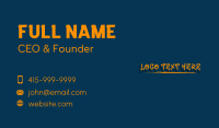 Drip Business Card example 1