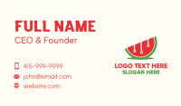 Melon Fruit Tech Business Card Design