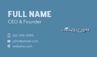 Modern Marketing Firm Business Card