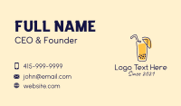 Juice Business Card example 2