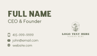 Organic Holistic Shrooms Business Card Design