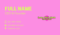 Bubblegum Business Card example 2