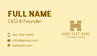 Bronze Business Card example 3