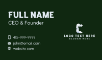 Advertising Creative Studio Letter C Business Card