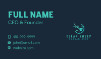 Eco Broom Cleaning Business Card Image Preview