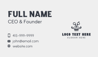 Mustache Grooming Barber Business Card