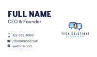 Podcast Chat Bubble Business Card Design