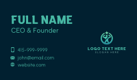 Strong Professional Leader Business Card