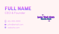 Kiddie Business Card example 4