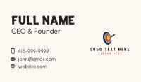 Bulls Eye Business Card example 4