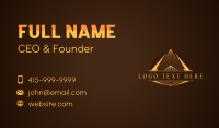 Luxury Triangle Pyramid Business Card Design