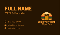 Hamburger Business Card example 4