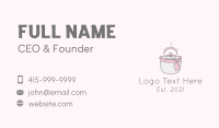 Scented Candle Gift  Business Card