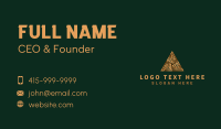 Triangular Business Card example 2