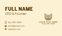 Letter W Business Card example 4