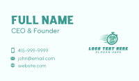 Fast Washing Laundromat  Business Card