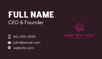 Graffiti Skull Mural Business Card