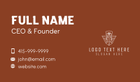 Outline Egyptian Emperor Business Card