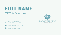 Lotus Flower Therapy Business Card