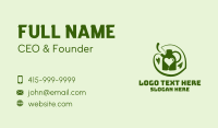 Water Sprinkler Can Gardening Business Card Design